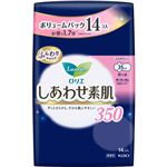 花王 ロリエ しあわせ素肌 ボリュームパック 特に多い夜用 35cm 羽つき 14個入