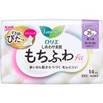 花王 ロリエ しあわせ素肌 もちふわfit 特に多い昼用  羽つき 14個入