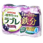 カゴメ 植物性乳酸菌ラブレ 1日分の鉄分 プルーン味 80ml×3本