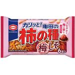 亀田 柿の種 梅しそ 164g（6袋詰）