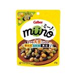 カルビー miino 3つの大豆ミックス 黄大豆えだ豆黒豆 しお味 27g