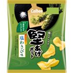 カルビー 堅あげポテト 塩わさび味 60g