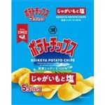 湖池屋 ポテトチップス じゃがいもと塩 5個パック 125g（25g×5袋）