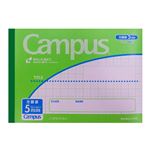 コクヨ キャンパスノート 5mm方眼 用途ハーフサイズ グリーン
