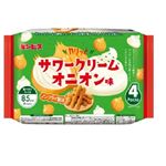 ギンビス カリッとサワークリームオニオン味 72g（18g×4 袋）