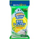 ジョンソン スクラビングバブル 流せるトイレブラシ シトラス 替えブラシ 12個入