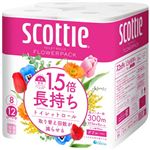 日本製紙クレシア スコッティ フラワーパック 1.5倍巻 ダブル 37.5m8ロール