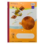 ジャポニカ学習帳宇宙編 5mm方眼 赤