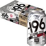 【ケース販売】サントリー -196℃ストロングゼロ 無糖DRY 350ml×6缶×4パック