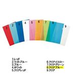 トップバリュ クリアホルダー A4 クリアブルー