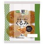 パスコ 国産小麦のくるみロール 4個入