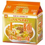 東洋水産 マルちゃん正麺 味噌味 108g×5食パック