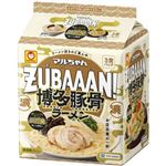 東洋水産 マルちゃん ZUBAAAN！博多豚骨ラーメン 121g×3食パック