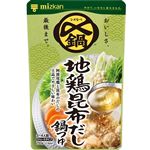 ミツカン 〆まで美味しい地鶏昆布だし鍋つゆ ストレート 750g（3～4人前）