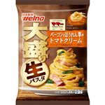 日清 マ・マー 大盛り生パスタ ベーコンとほうれん草のトマトクリーム 330g（1人前）