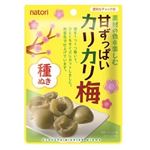 なとり 素材の色を楽しむ 甘ずっぱいカリカリ梅 種抜き 22g