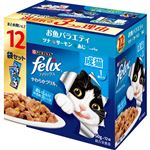 ネスレ日本 フィリックス やわらかグリル 成猫 お魚バラエティ（ツナ・サーモン・あじ）50g×12袋入【猫用】