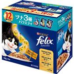 ネスレ日本 フィリックス 成猫 ツナ3種バラエティ 50g×12袋入【猫用】