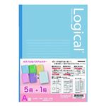 ナカバヤシ AOロジカルノート A罫30枚 パステルカラー 6冊