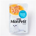 ネスレ日本 モンプチスープパウチ まぐろスープ かにかま、しらす入り 40g【猫用】