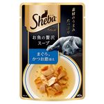 マースジャパン シーバアミューズ お魚の贅沢スープ まぐろ、かつお節添え 40g【猫用】