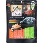 マースジャパン シーバ とろ～りメルティ まぐろ&とりささみ味セレクション 12g×20本入【猫用】