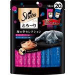 マースジャパン シーバ とろ～りメルティ 海の幸セレクション 12g×20本入【猫用】