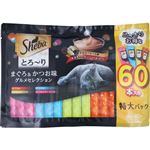 マースジャパン シーバ とろ～り メルティ 成猫用 まぐろ&かつお味グルメセレクション  12g×60本【猫用】