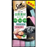 マースジャパン シーバ とろーり メルティ 自然素材レシピ 成猫用 まぐろ味とかつお味セレクション 48g（12g×4本）【猫用】