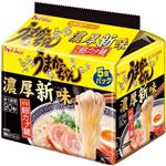 ハウス うまかっちゃん 濃厚新味 細カタ麺 5食入