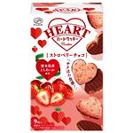 不二家 ハートクッキー ストロベリーチョコ 9枚入