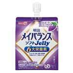 明治 メイバランスソフトJelly ぶどうヨーグルト味 125mL