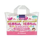 【0ヵ月～1歳頃まで】 森永 手口ふき E赤ちゃんエコらくパックつめかえ（400g×2袋）2箱セット