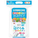 【0ヵ月～1歳頃まで】 森永はぐくみ エコらくパックはじめてセット400g×2袋