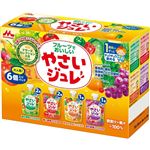 【12ヶ月頃～】森永乳業 フルーツでおいしいやさいジュレ 70g×6個入