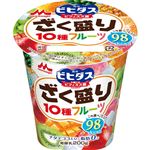 森永 ビヒダスヨーグルト ざく盛り10種フルーツ 200g