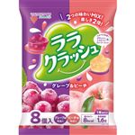 マンナンライフ ララクラッシュ アソート グレープ&ピーチ 24g×8個入
