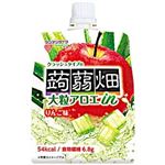 マンナンライフ 大粒アロエin クラッシュタイプの蒟蒻畑 りんご味 150g