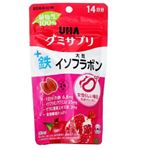 UHA味覚糖 UHAグミサプリ 鉄＋大豆イソフラボン 14日分（28粒）
