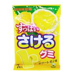 UHA味覚糖 すっぱいさけるグミ サワーレモン味 7枚