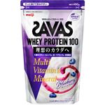 明治 ザバス ホエイプロテイン100 マルチビタミン&ミネラル ブルーベリーヨーグルト味 450g