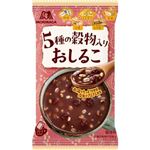森永 5種の穀物入りおしるこ 21g