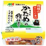 マルキン 元気とうふ ちょっとかための絹仕立て 150g×3個組