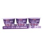 南日本酪農協同 プルーンヨーグルト一日分の鉄分&葉酸 75g×3個