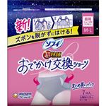 ユニ・チャーム ソフィ 超熟睡 おでかけ交換ショーツ M～Lサイズ まとめ買いパック 7コ入