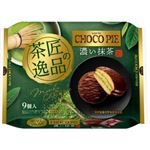 ロッテ チョコパイパーティーパック（茶匠の逸品 濃い抹茶）9個入