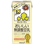 キッコーマン おいしい無調整豆乳 1000ml