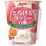 日本ルナ とろけるラッシー 白桃 230g