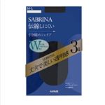 グンゼ サブリナ 着圧ストッキング3足組 ブラック MーL