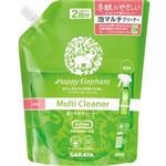 サラヤ ハッピーエレファント 泡マルチクリーナー つめかえ用 800ml